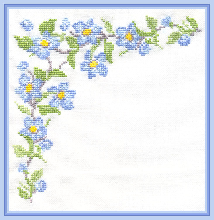 Blue flowers by pralinkova princezna