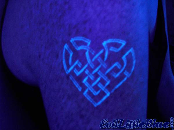If you have a blacklight reactive tattoo leave a comment or send me a 