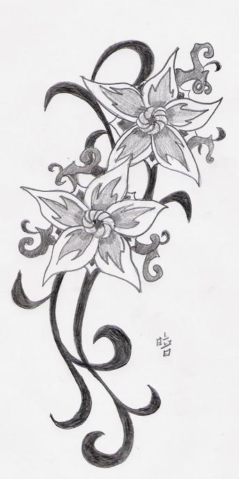 flower tattoo, hawaiian flower tattoos, flower tattoo meanings, cherry blossom tattoo, flower meanings, small flower tattoo, hibiscus tattoo, tattoo designs, butterfly tattoo-12