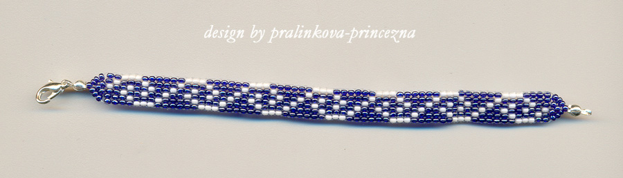 Woven waves bracelet by pralinkova princezna