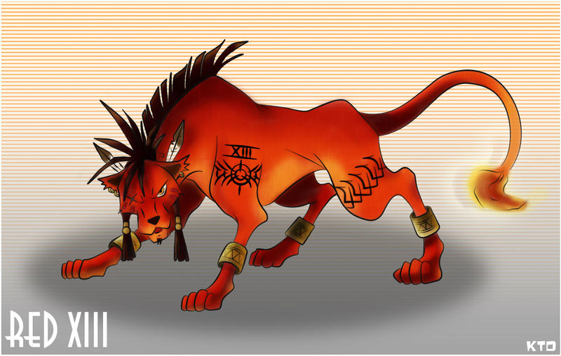 Red XIII Color by dadouX