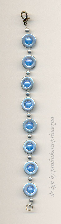 Metal elegance bracelet by pralinkova princezna
