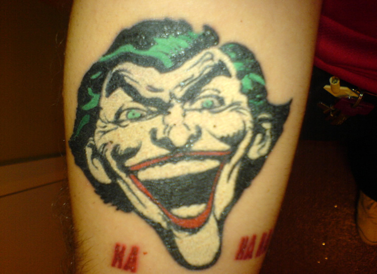 28 Freakishly Evil Joker Tattoos
