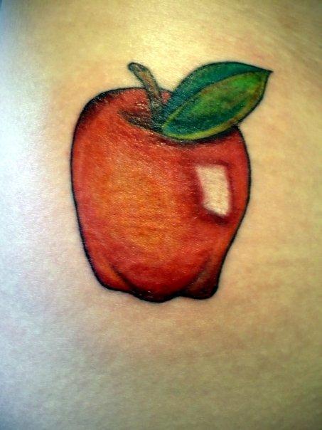 Apple Tattoo my first tattoo. it's