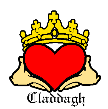 claddagh ring enhancer. claddagh tattoo design. the claddagh irish pub