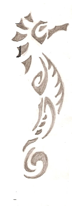 Seahorse Tattoo I doodled this 