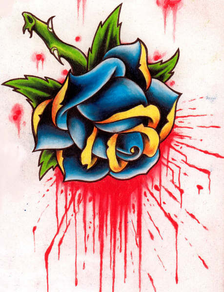 Free Tattoo Designs Black flower tattoo designs | black flower free printable roses